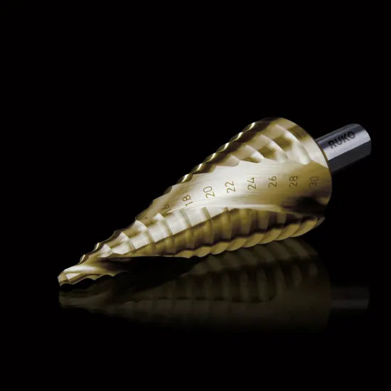 Punta a Gradini HSS-TIN - Ruko - 6,0/37,0mm